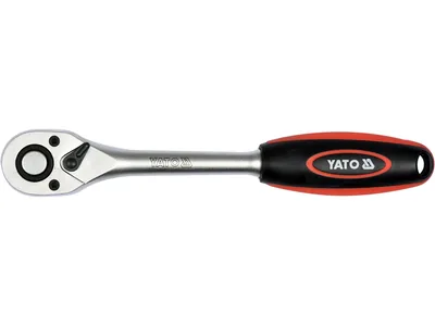 Тріщатка YATO : квадрат 1/2", L= 265 мм, 72T