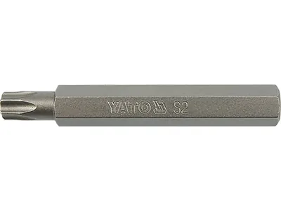 Насадка викруткова YATO : "TORX" T25 x 75 мм. 6-гр. хвост.- 3/8" (Шт/Уп.)