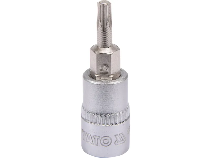 Головка торцева YATO квадрат 1/4 "TORX" Т15, L= 37 мм