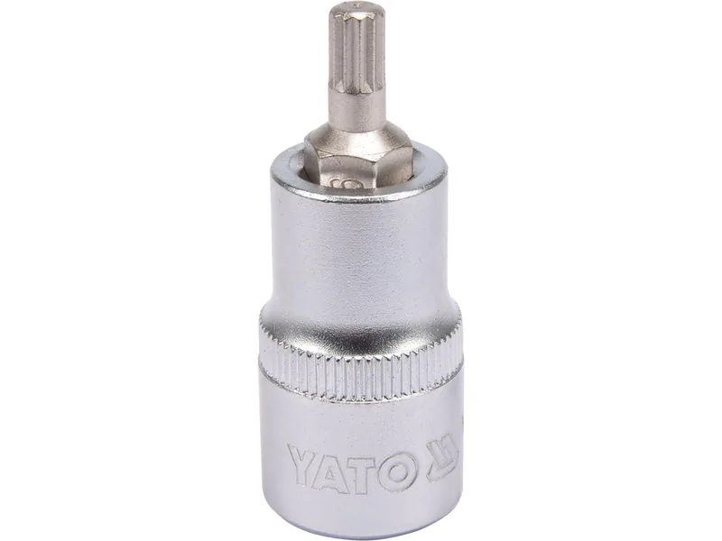 Головка торцева YATO квадрат 1/2 "SPLINE" M6, L= 55 мм