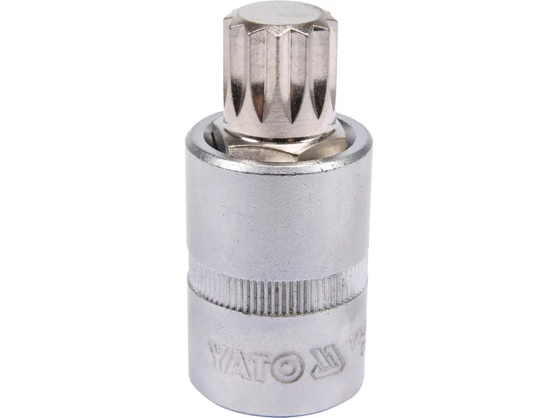 Головка торцева YATO квадрат 1/2 "SPLINE" M16, L= 55 мм