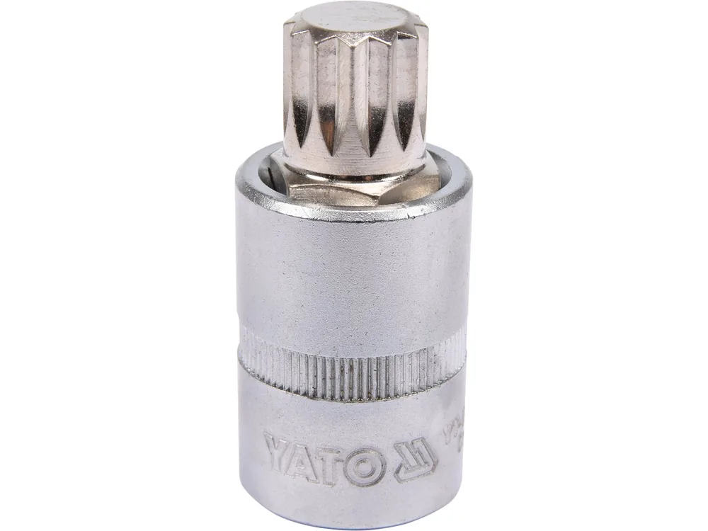 Головка торцева YATO квадрат 1/2 "SPLINE" M16, L= 55 мм