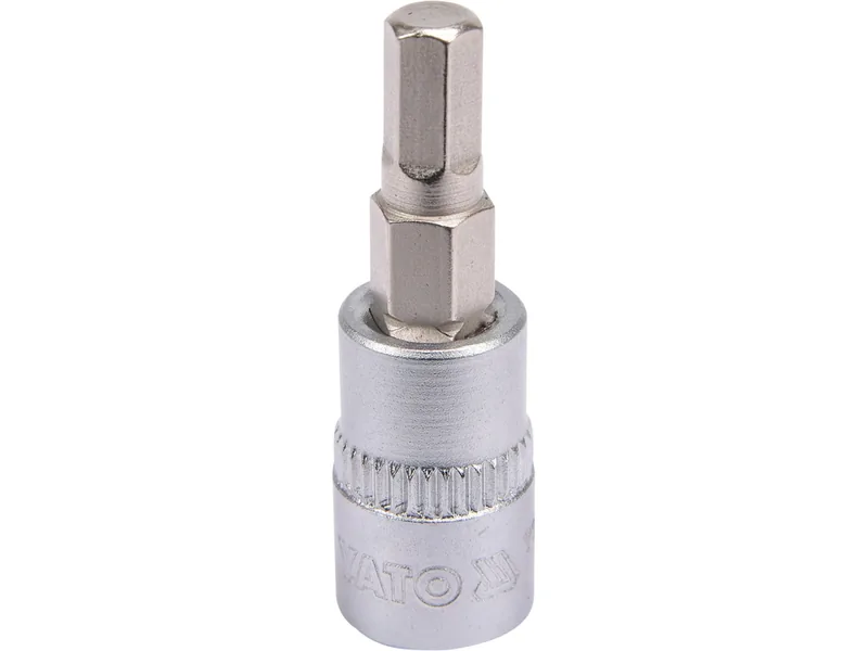 Головка торцева YATO квадрат 1/4". HEX M5, L= 37 мм