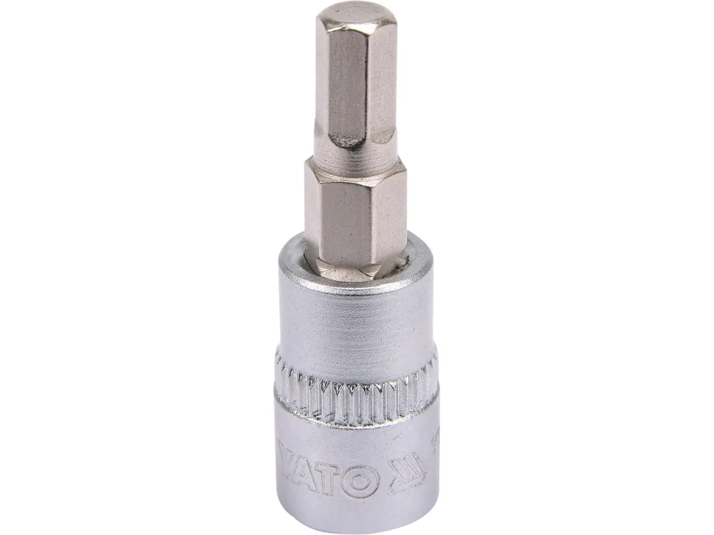 Головка торцева YATO квадрат 1/4". HEX M5, L= 37 мм