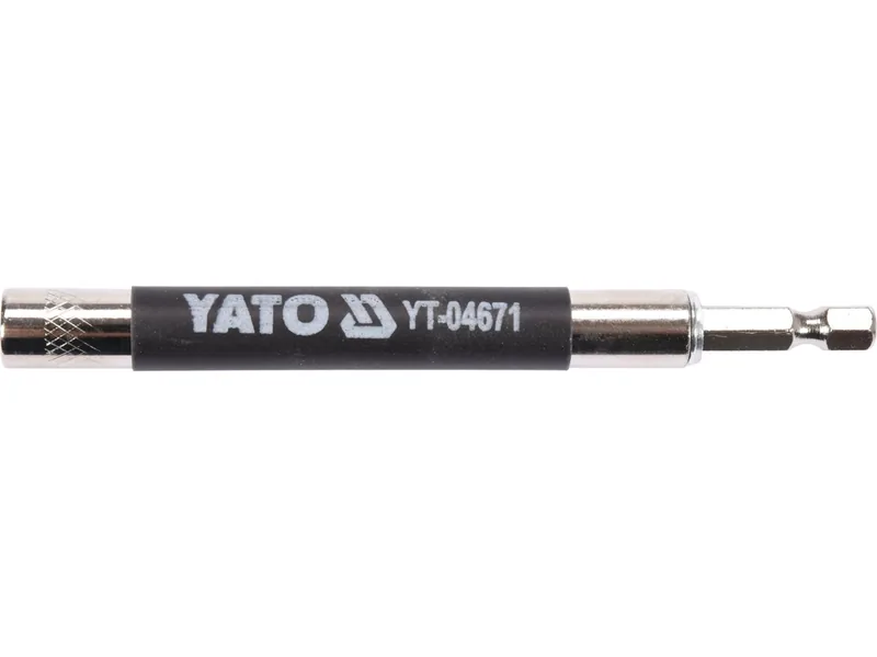 Тримач насадок викруткових YATO : HEX - 1/4", L= 120 мм. магнітний