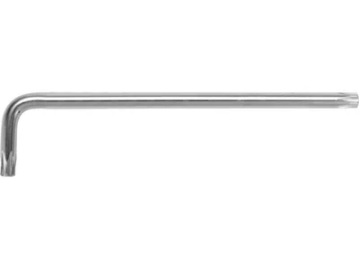 Ключ TORX SECURITY (з центр. отвором) YATO Г-подібний 2-сторонній, Cr-V, Т27, 21 х 105 мм