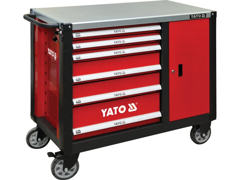 Шафа-візок для інструментів YATO з 6 шуфлядами, 1000x 1130x 570 мм