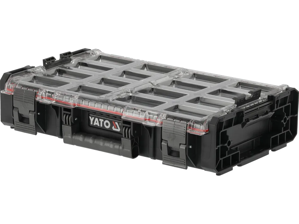 Органайзер з 12 знімними комірками YATO, 585x387x131 мм, пластиковий корпус