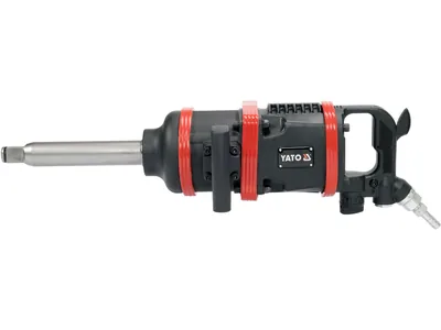 Гайковерт ударний пневматичний YATO до квадрату- 1", F= 4800 Nm, 450 л/хв при P=1MPa, 5000 об/хв
