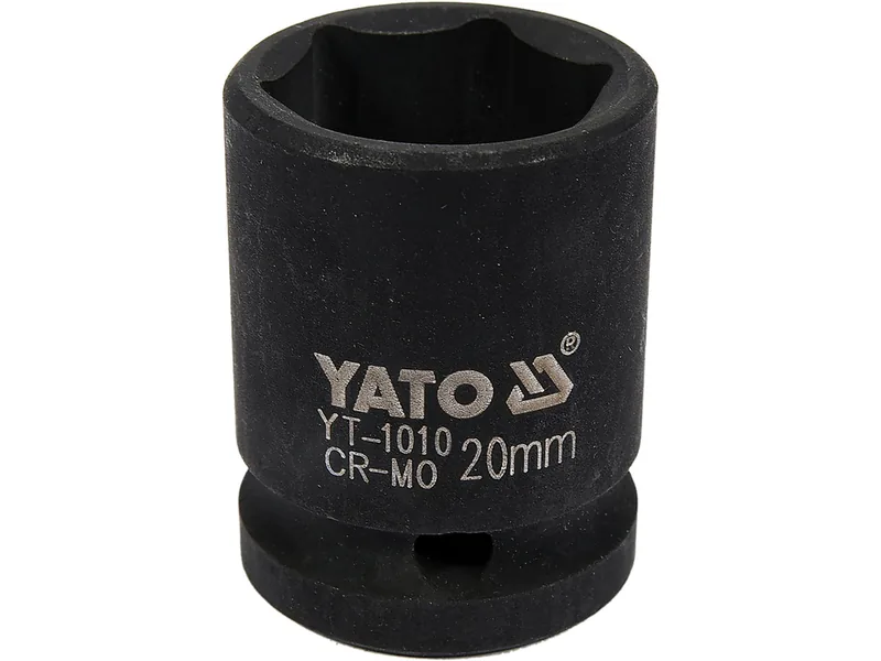 Головка торцева ударна 6-гранна YATO : квадрат 1/2", М= 20 мм, L= 39 мм