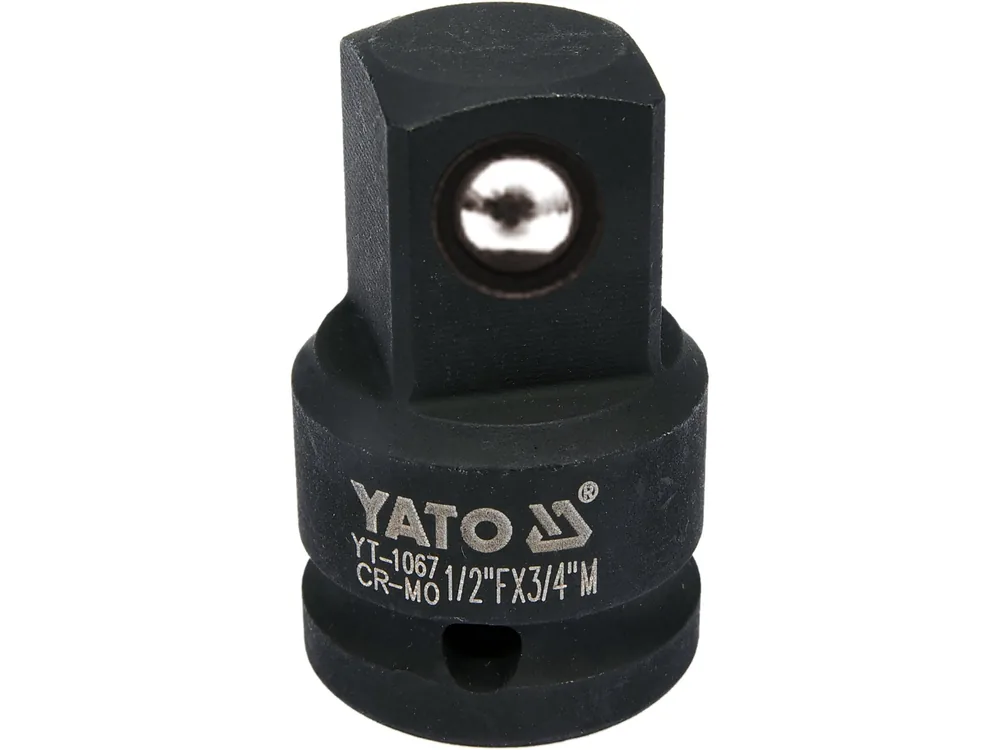 Перехідник ударний YATO : квадрат 1/2" - 3/4", L= 48 мм