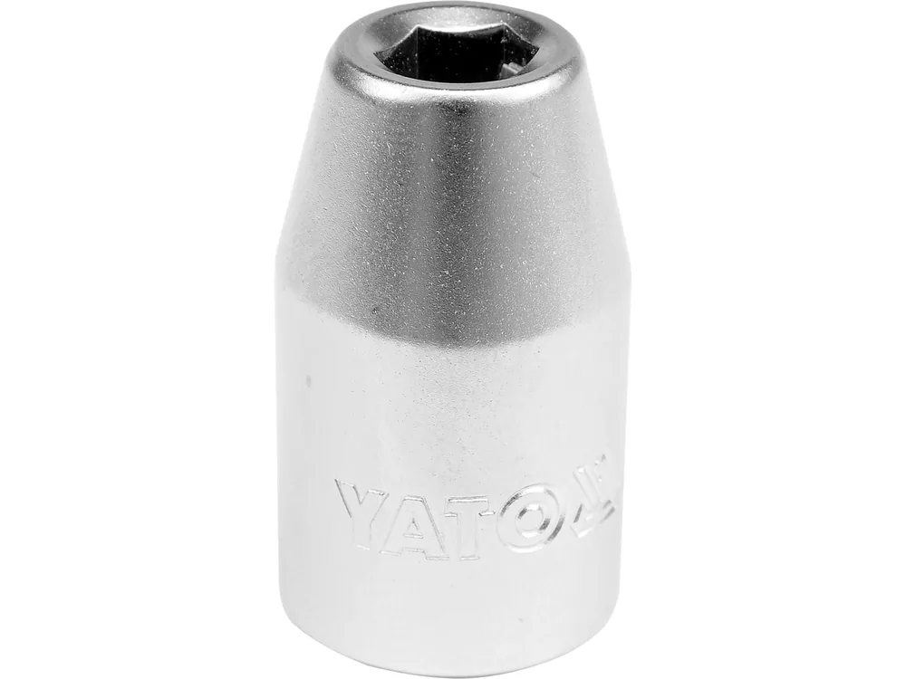 Перехідник для насадок викруткових YATO : квадрат 1/2"(F) - HEX= M8 мм(M), L= 38 мм