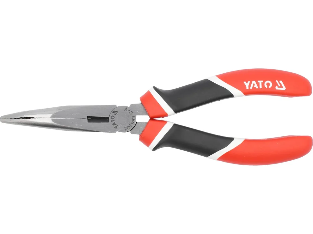 Довгогубці вигнуті YATO, l=200мм CrV