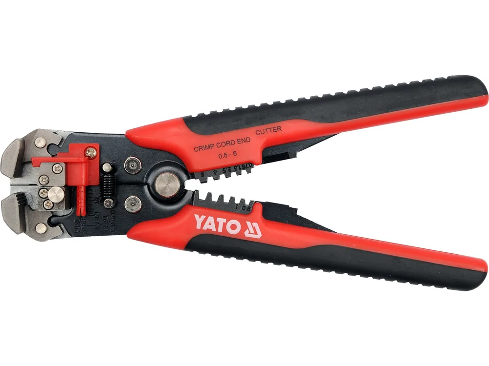 Кліщі для обтискання і зачистки проводів YATO, L=210 мм