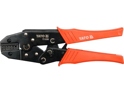 Кліщі для обтискання і зачистки проводів YATO, L=230 мм. 20-12(AWG), 0.5-4 мм2