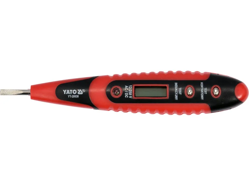Індикатор напруги YATO контрольний LCD цифровий 12-250V