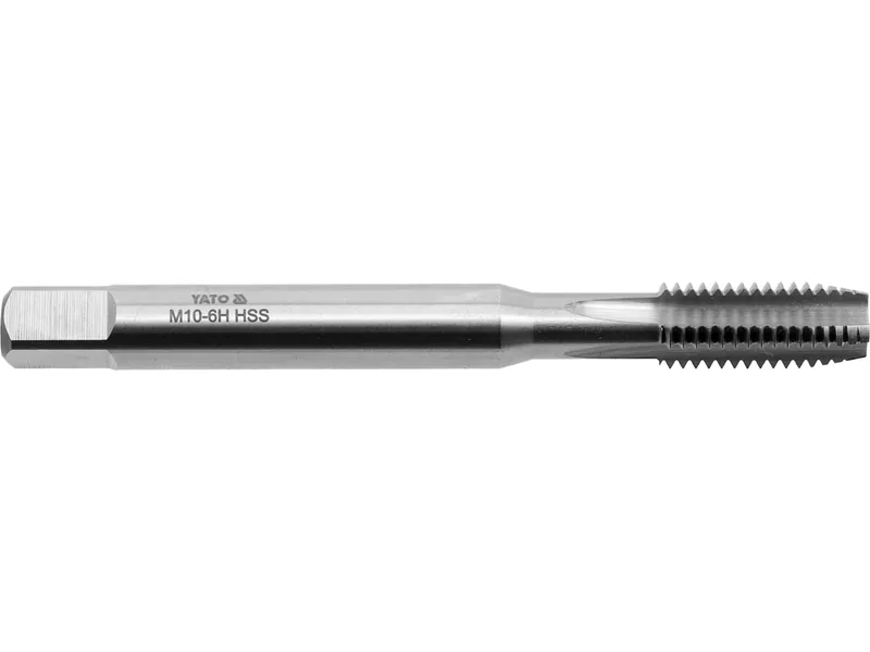 Мітчик машинний YATO: M3 х 0.5 мм, HSS М2, l= 56 мм