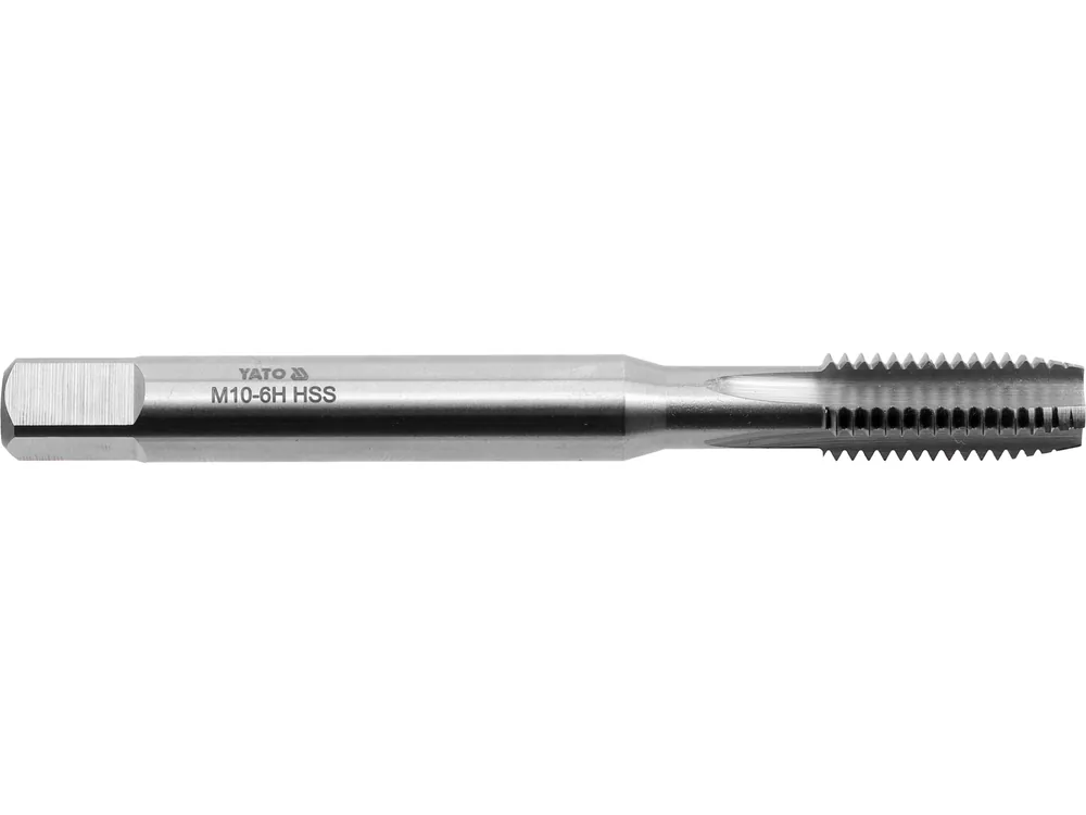 Мітчик машинний YATO M10х 1,5 мм HSS М2, l= 100/24 мм