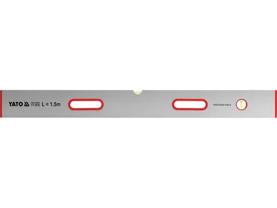 Правило-рівень YATO l= 1,5 м 2 вічка 2 ручки