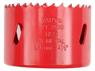 Пила кільцева BI-METAL YATO : HSS M3, Ø= 46 мм