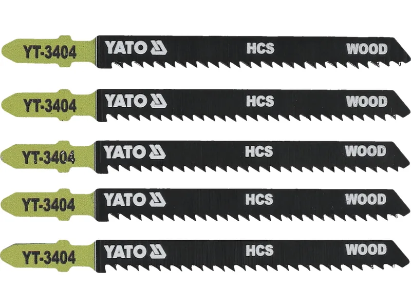 Полотно для електролобзика(дерево) YATO : 10TPI, L= 100 мм. Уп. 5 Шт.