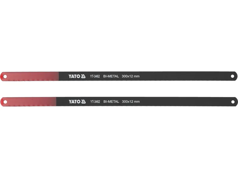 Полотно по металу YATO: l = 300х 12х 0,6 мм, BIMETAL-COBALT упк. 2шт.