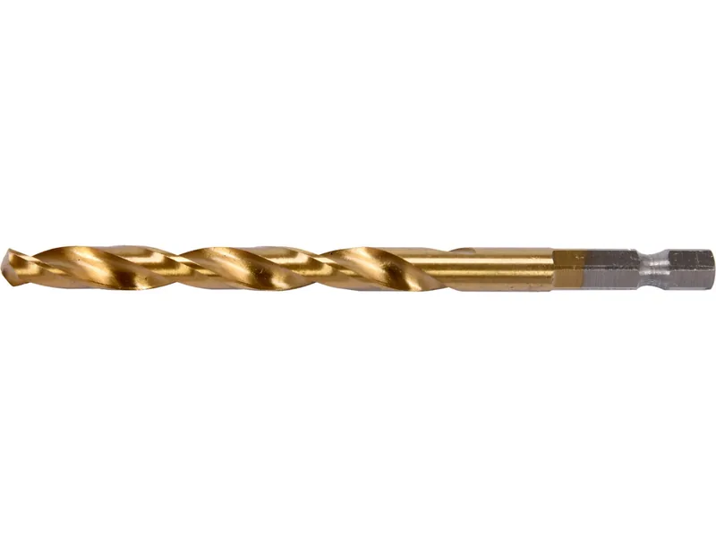 Свердло по металу титанове YATO : HSS-ТІN, Ø= 7,5 мм, l= 109 мм, 6-гран. HEX-1/4"