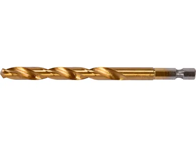 Свердло по металу титанове YATO : HSS-ТІN, Ø= 8,5 мм, l= 117 мм, 6-гран. HEX-1/4"