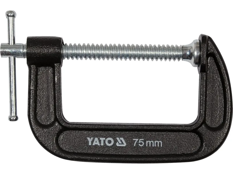 Струбцина з гвинтовим затиском "G" подібна YATO; l= 75 мм (3")