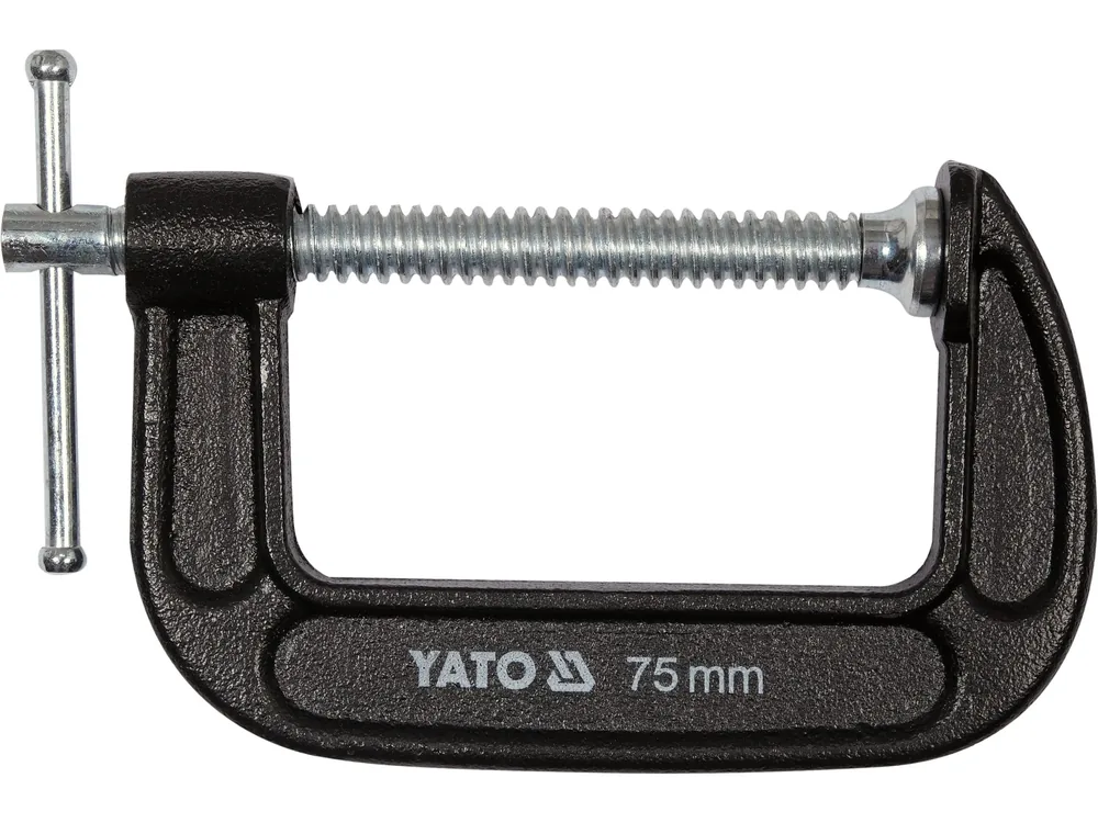 Струбцина з гвинтовим затиском "G" подібна YATO; l= 75 мм (3")