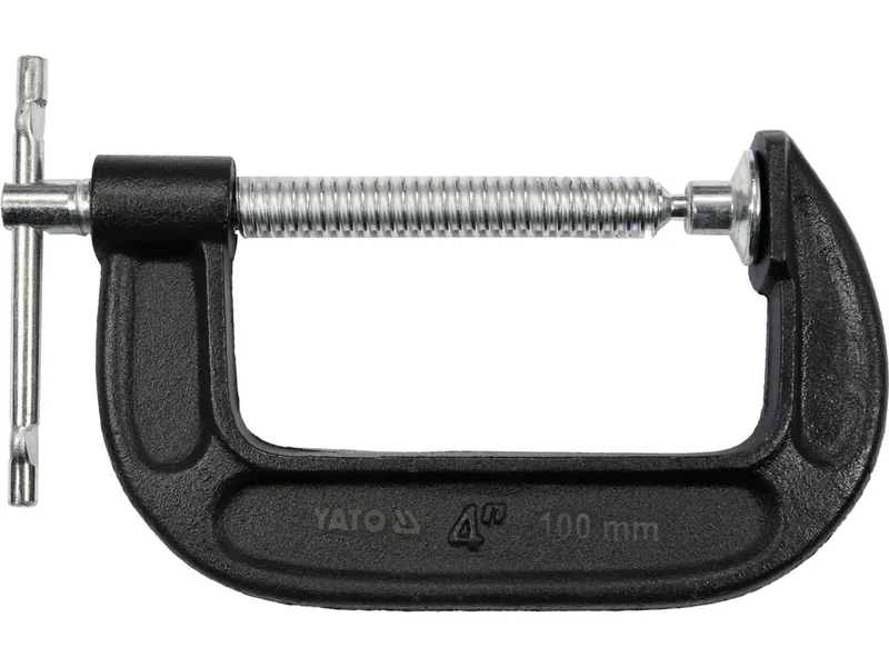 Струбцина з гвинтовим затиском "G" подібна YATO; l= 100 мм (4")