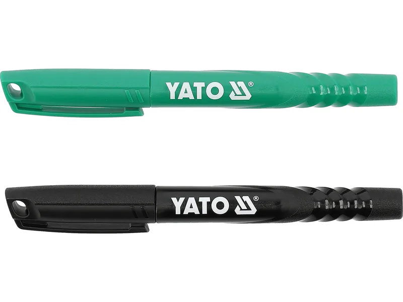 Маркери технічні YATO 2 шт, чорний і зелений