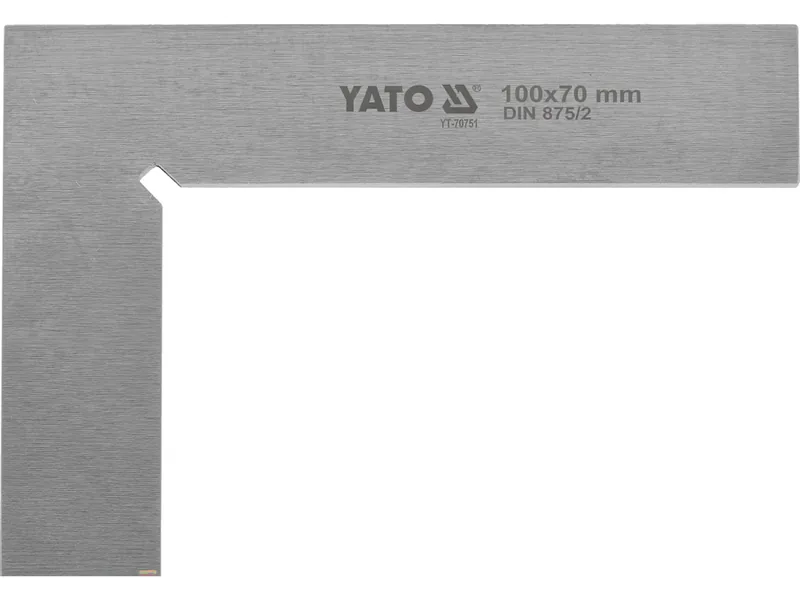 Кутник слюсарний 90° YATO 100 х 70 мм