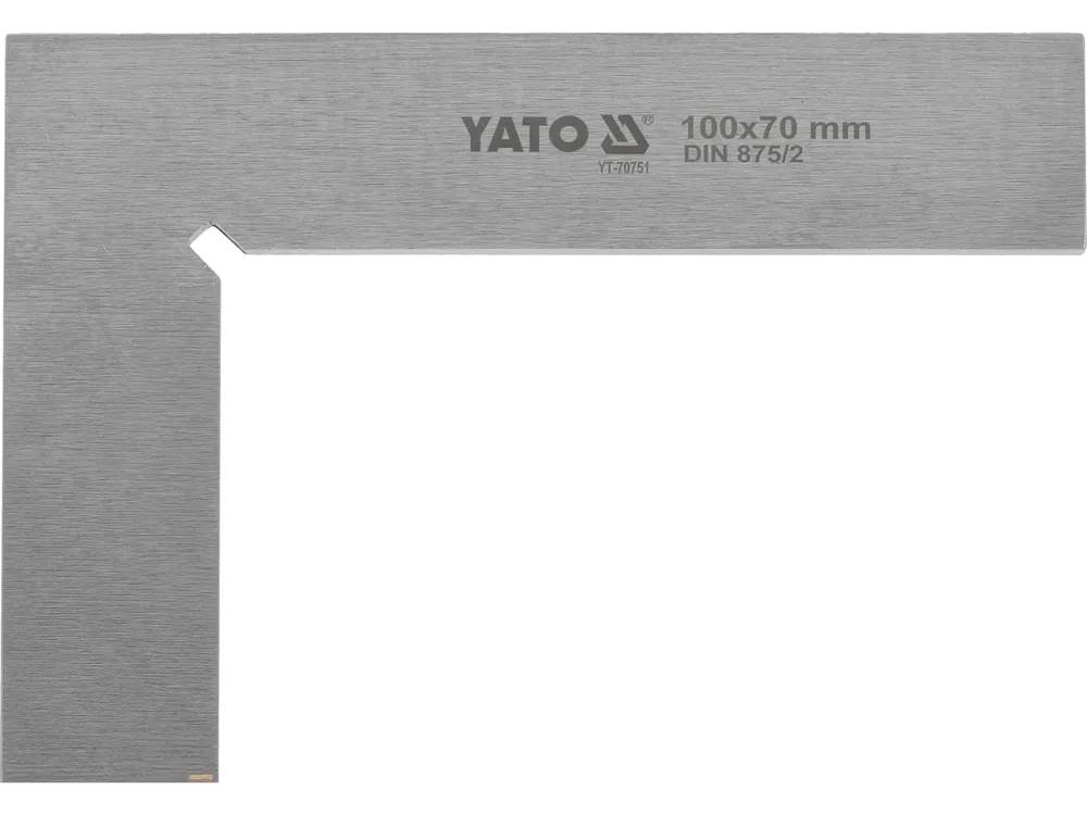 Кутник слюсарний 90° YATO 100 х 70 мм