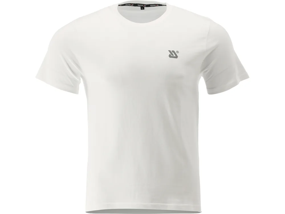 Футболка серії BASIC біла YATO, розм. XL/ вис- 76 см х 58 см, 100%- бавовна