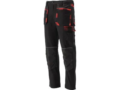 Штани робочі YATO REBAR, розмір L/XL; 14 кишень, 97%- бавовна, 3%-еластан(DW)