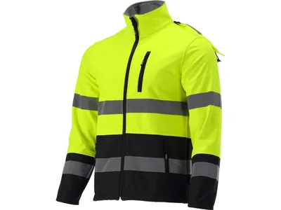 Куртка SOFTSHELL світловідбивна YATO розмір S; 3 кишені ріст- 168-172 см 100%- поліест