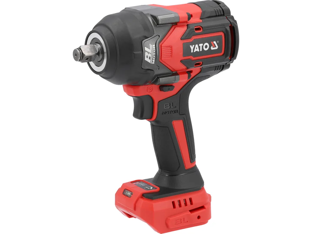 Гайковерт ударний безщітковий акум. YATO:18 В Li-Ion, квадрат 1/2", КМ-1200 Нм (БЕЗ АКУМУЛЯТОРА)