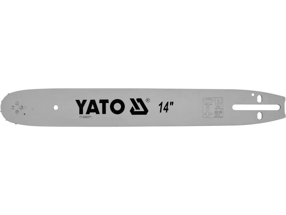 Шина для пили YATO l= 14"/ 36 см (60 ланок)0,325" (8,25 мм).Т0,058" (1,5 мм)-YT-84940, YT-84963